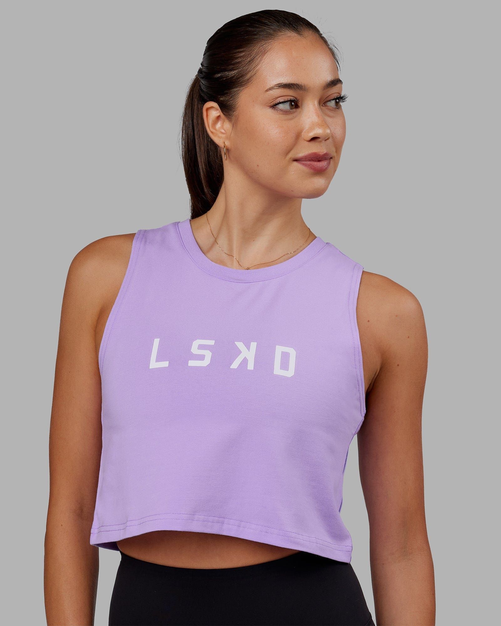 Agile FLXCotton Tank - Pale Lilac sold by LSKD