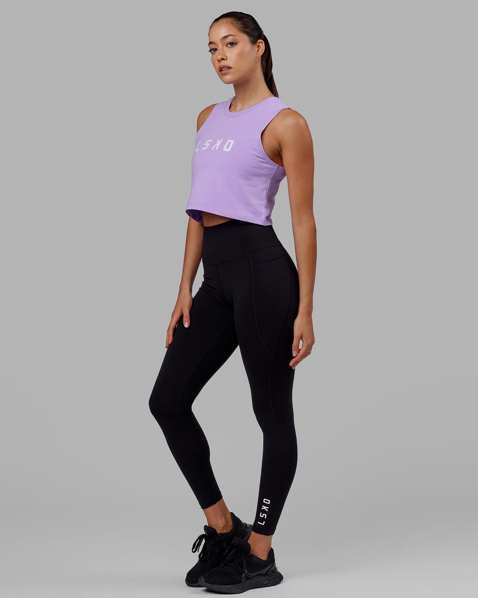 Agile FLXCotton Tank - Pale Lilac sold by LSKD product image thumbnail 3