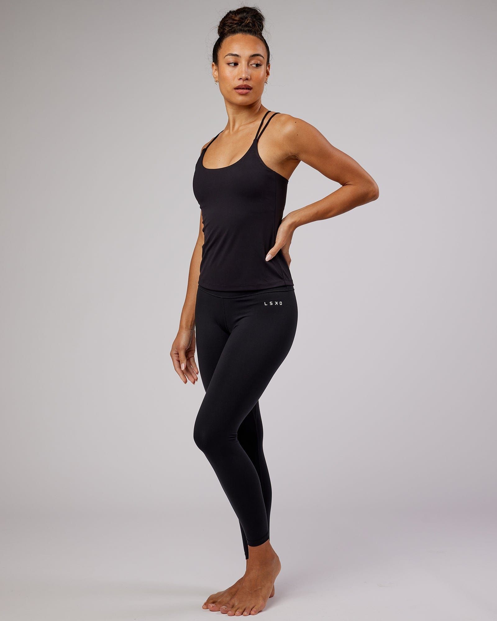 Inversion Shelf Bra Tank - Black sold by LSKD product image thumbnail 5