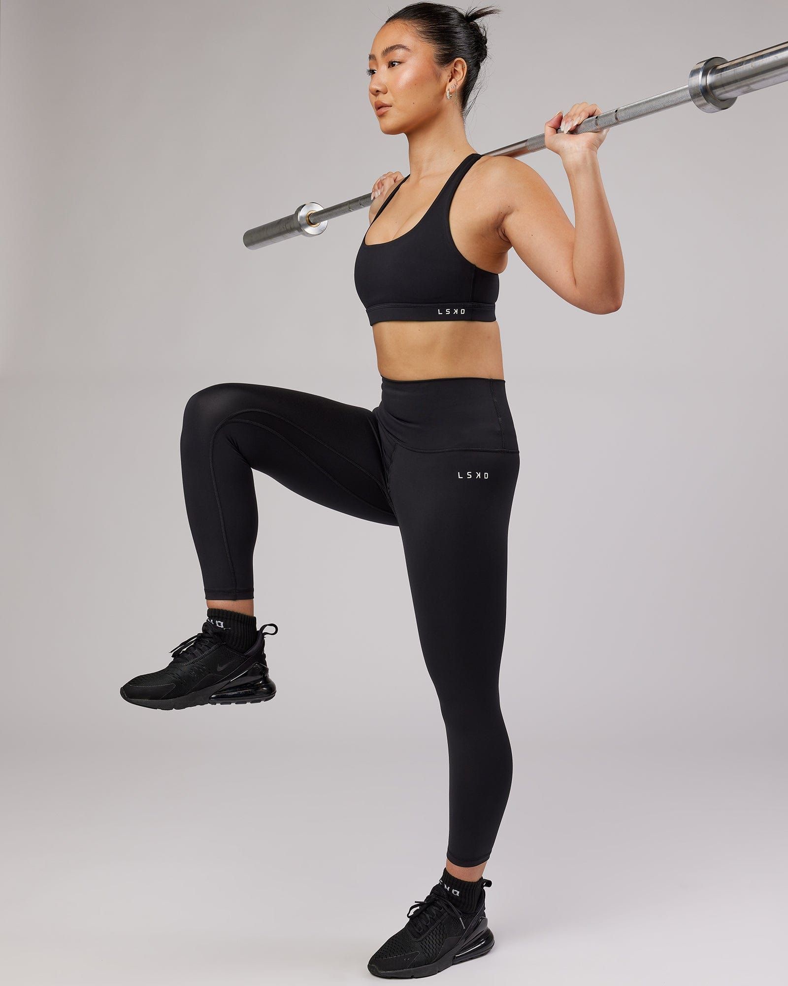 Base 7/8 Length Tights - Black sold by LSKD product image thumbnail 2