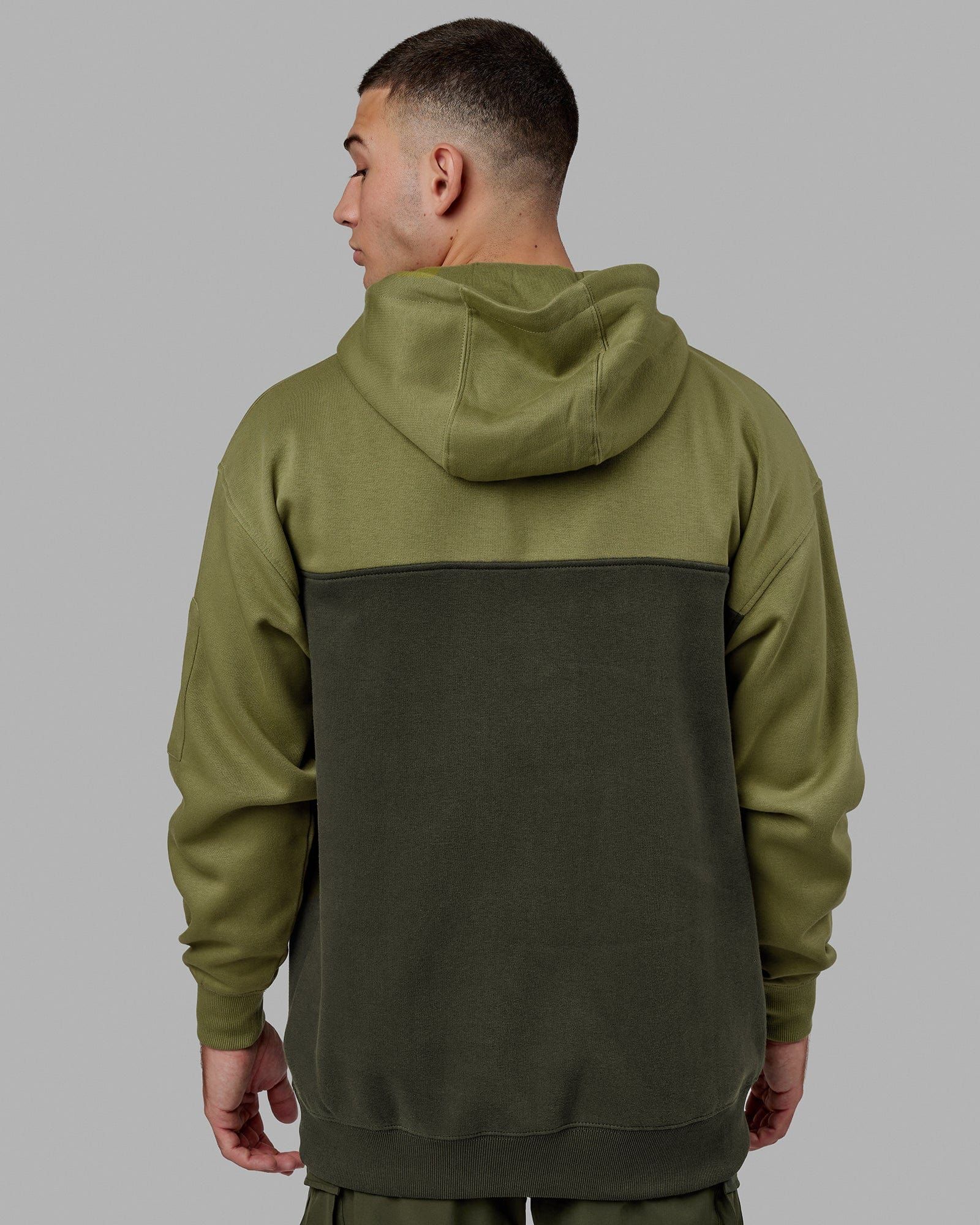 Unisex Contrary Hoodie Oversize - Forest Night-Moss Stone sold by LSKD product image thumbnail 5