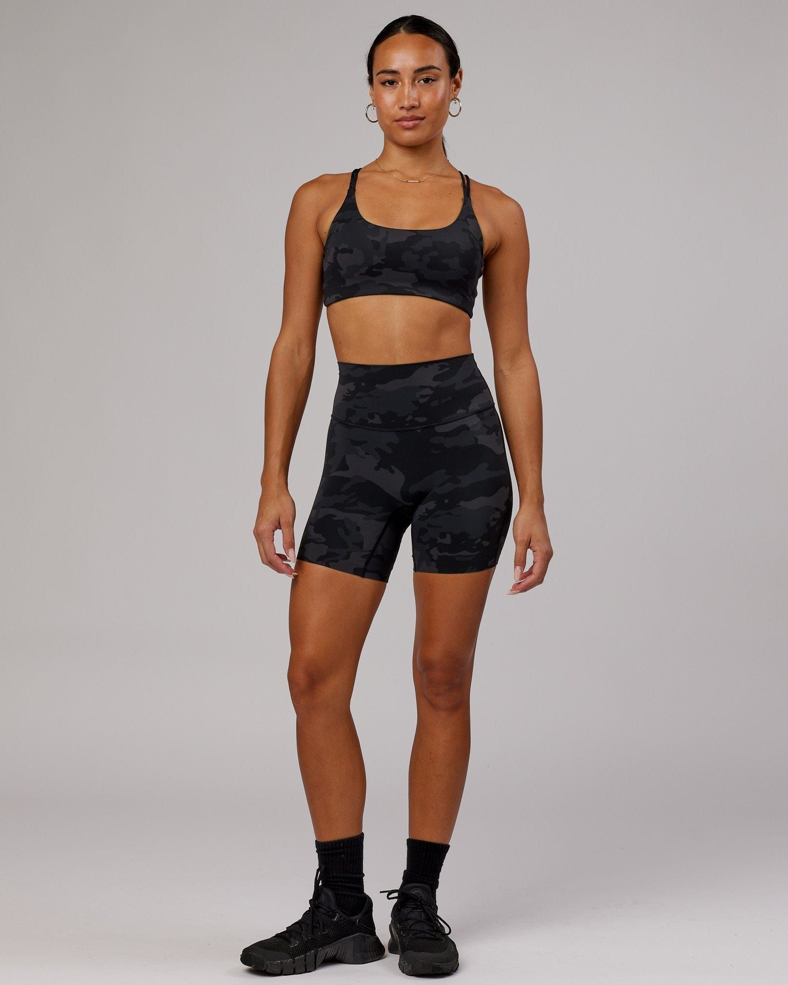 Yin Sports Bra - Black Camo sold by LSKD product image thumbnail 3