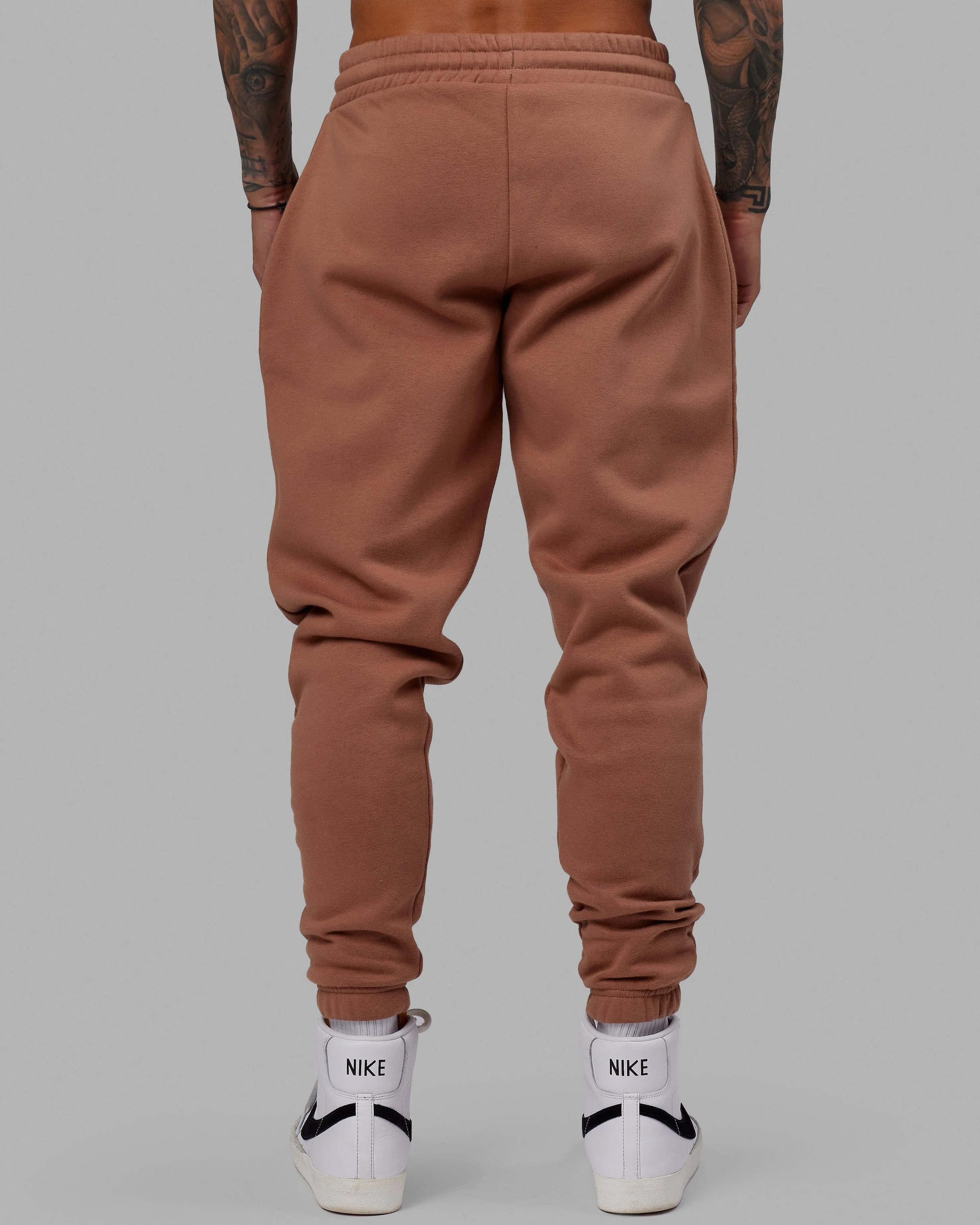 Unisex Fundamental Track Pants - Raw Umber sold by LSKD product image thumbnail 4