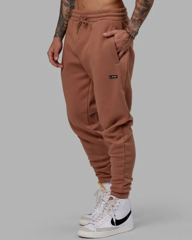 Unisex Fundamental Track Pants - Raw Umber sold by LSKD