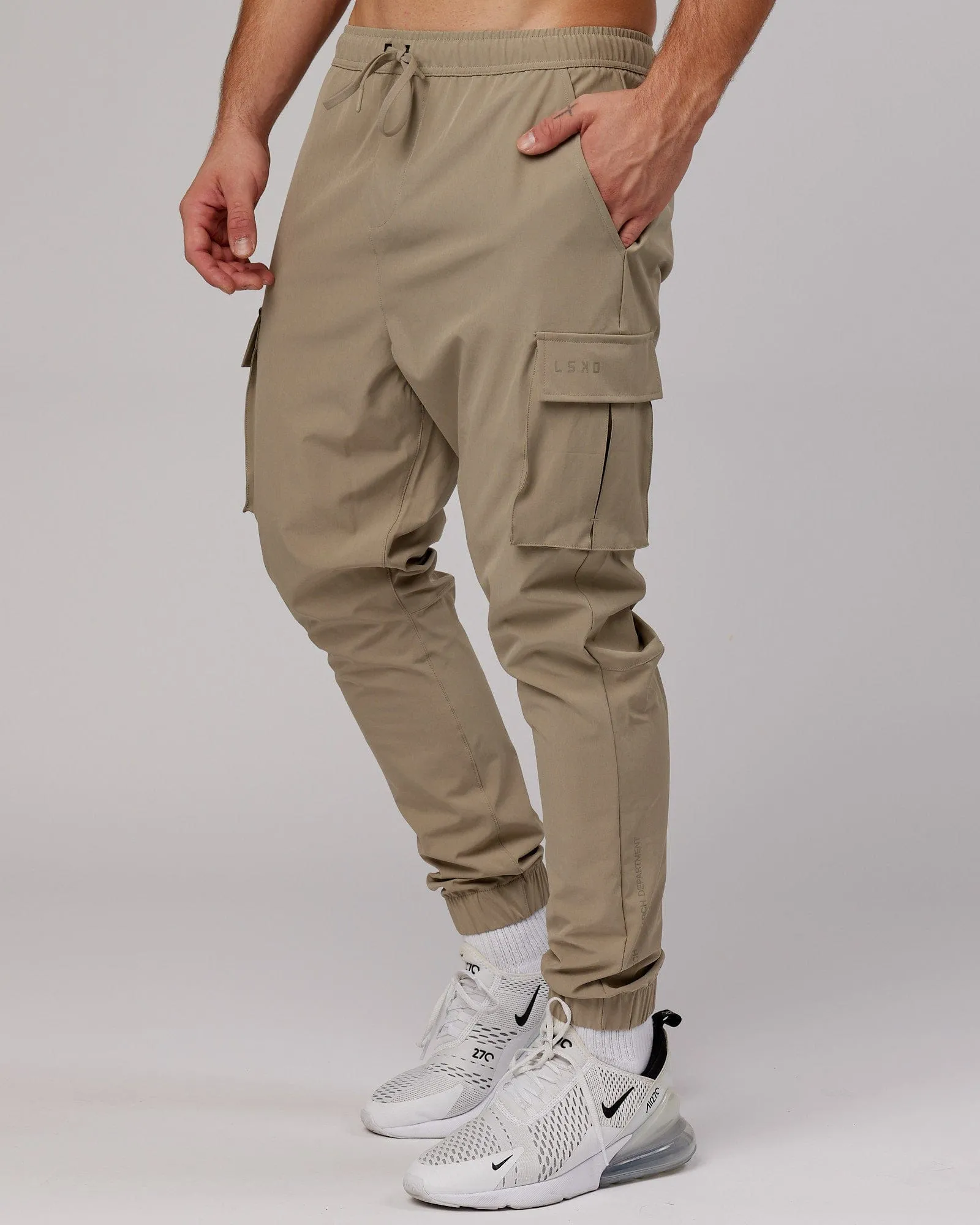 Energy Stretch Performance Cargo Joggers - Laurel Oak sold by LSKD