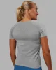AeroFLX+ Seamless Tee - Light Grey/Light Grey sold by LSKD