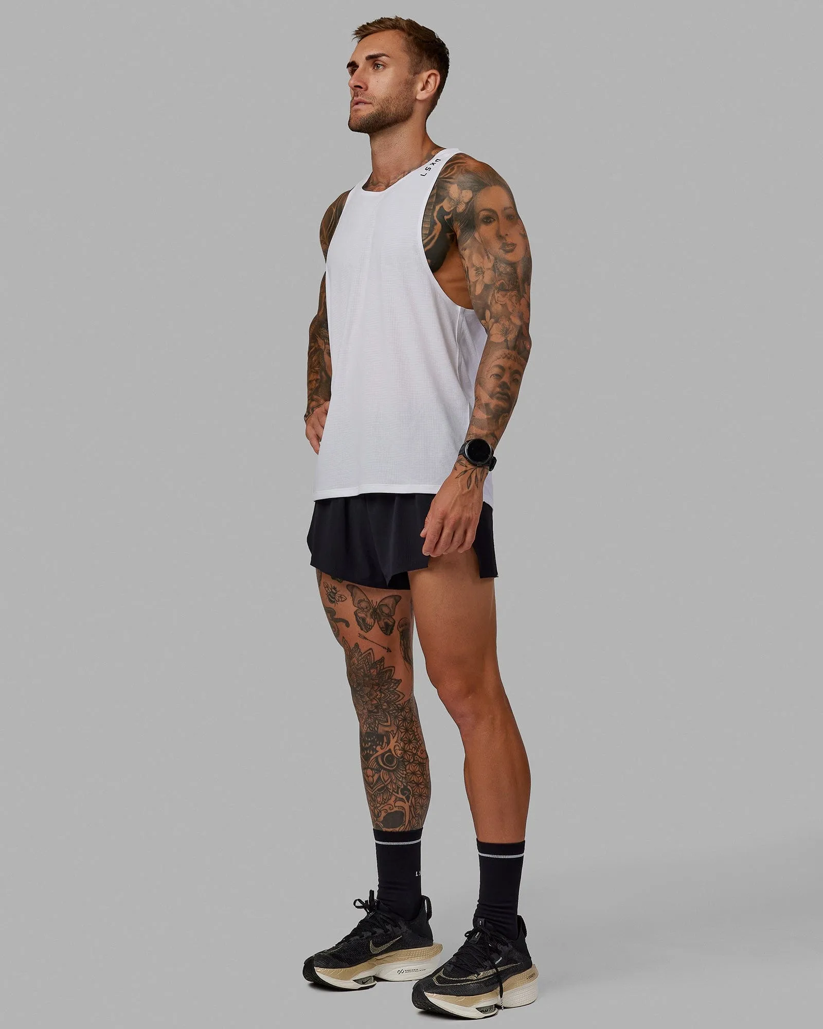 Race Day Tank - White sold by LSKD product image thumbnail 3