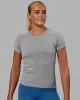 AeroFLX+ Seamless Tee - Light Grey/Light Grey sold by LSKD