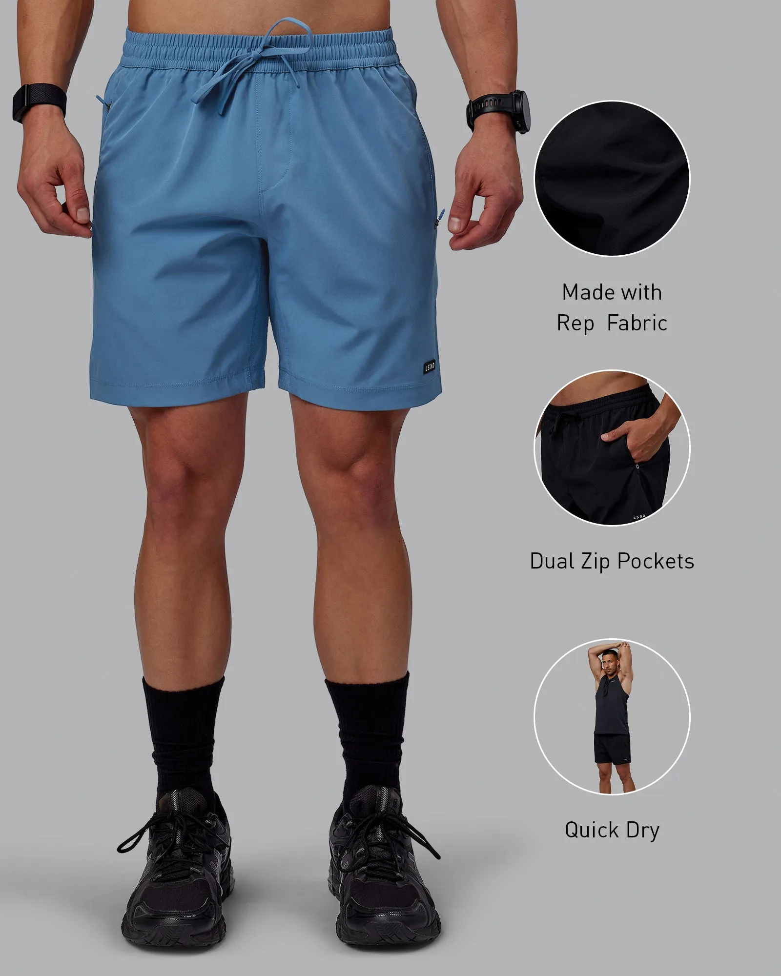 Rep 7'' Performance Short - Elemental Blue sold by LSKD product image thumbnail 2
