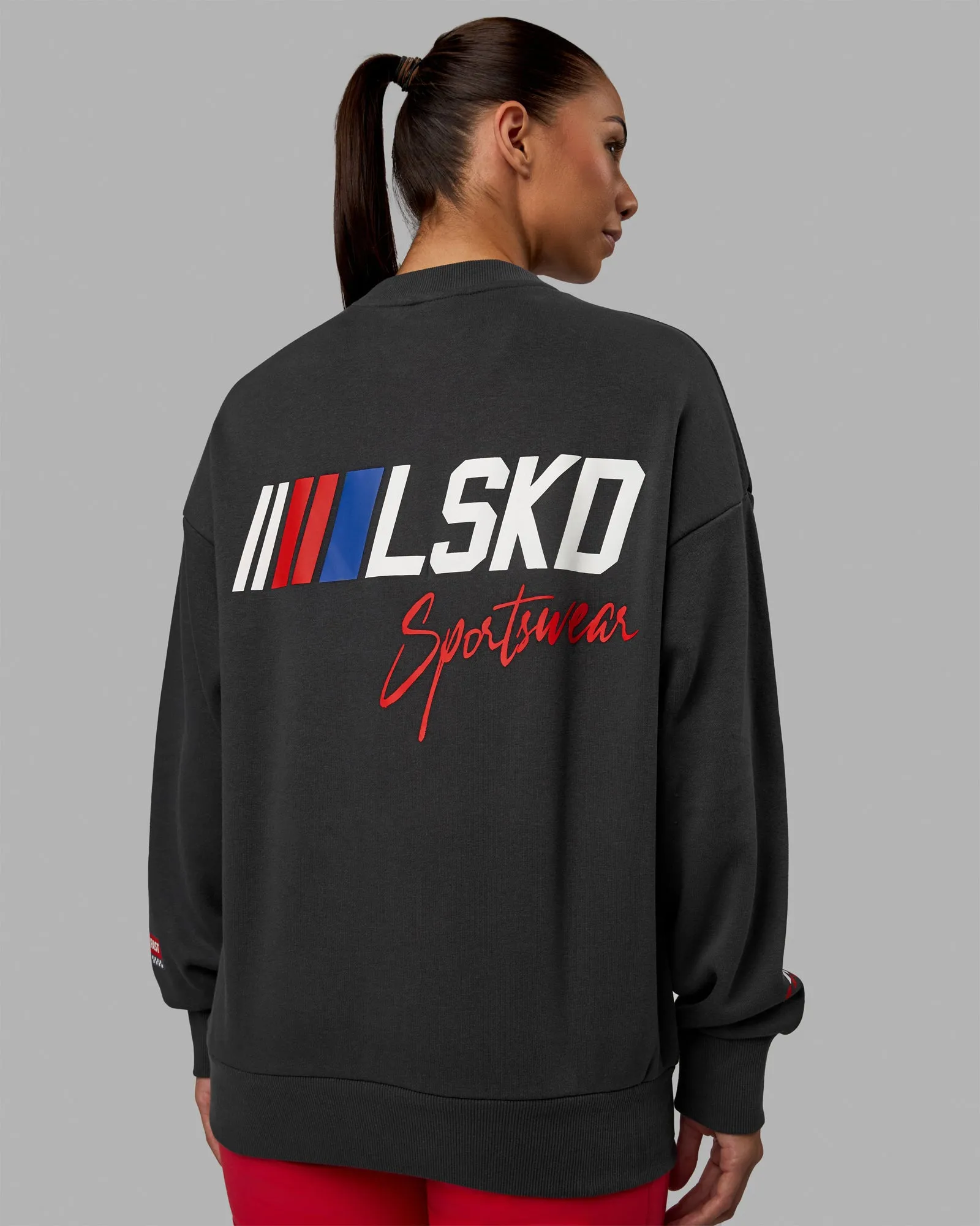 Redline Sweater Oversize - Phantom-White sold by LSKD product image thumbnail 5