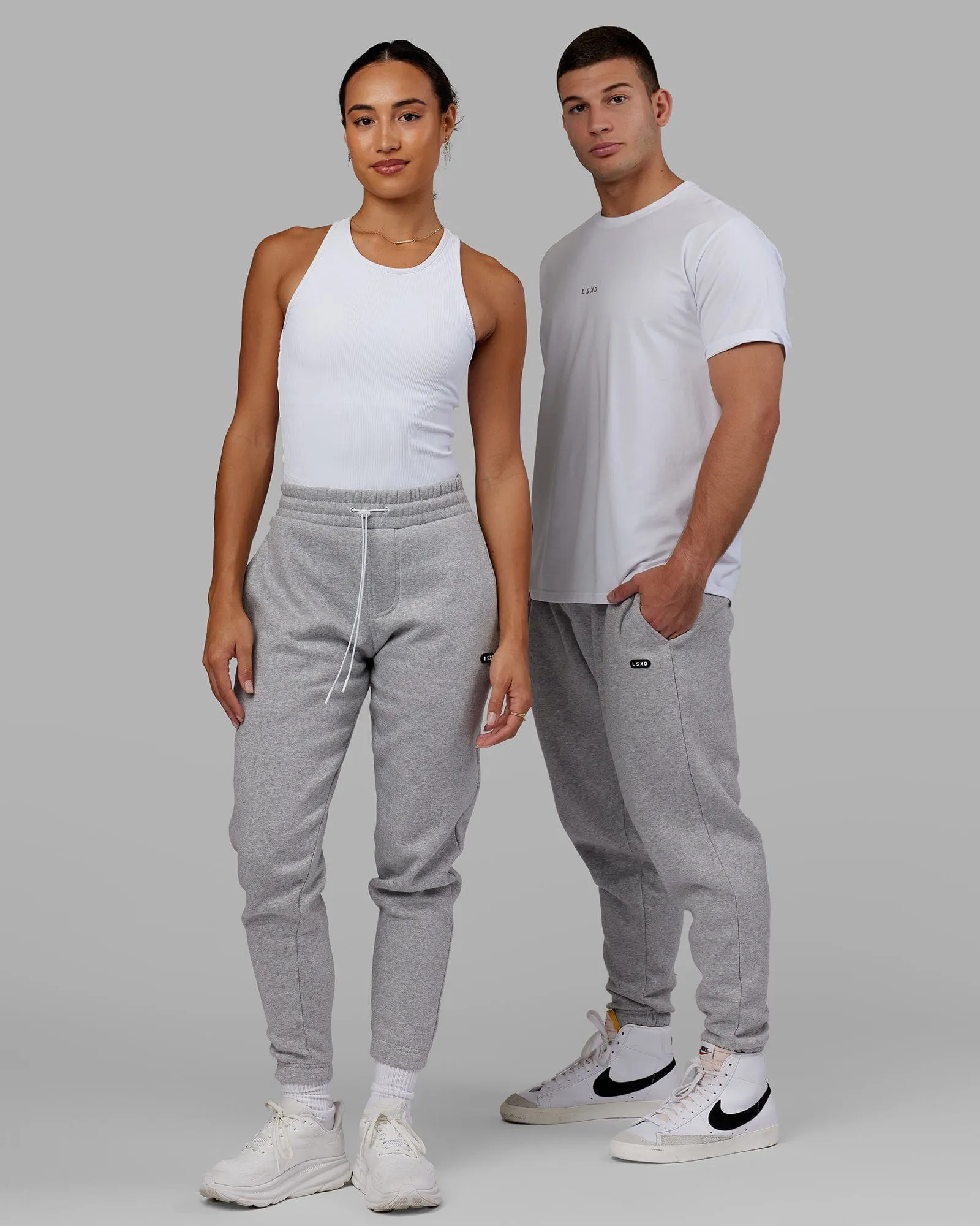 Unisex Capsule Track Pant - Lt Grey Marl sold by LSKD