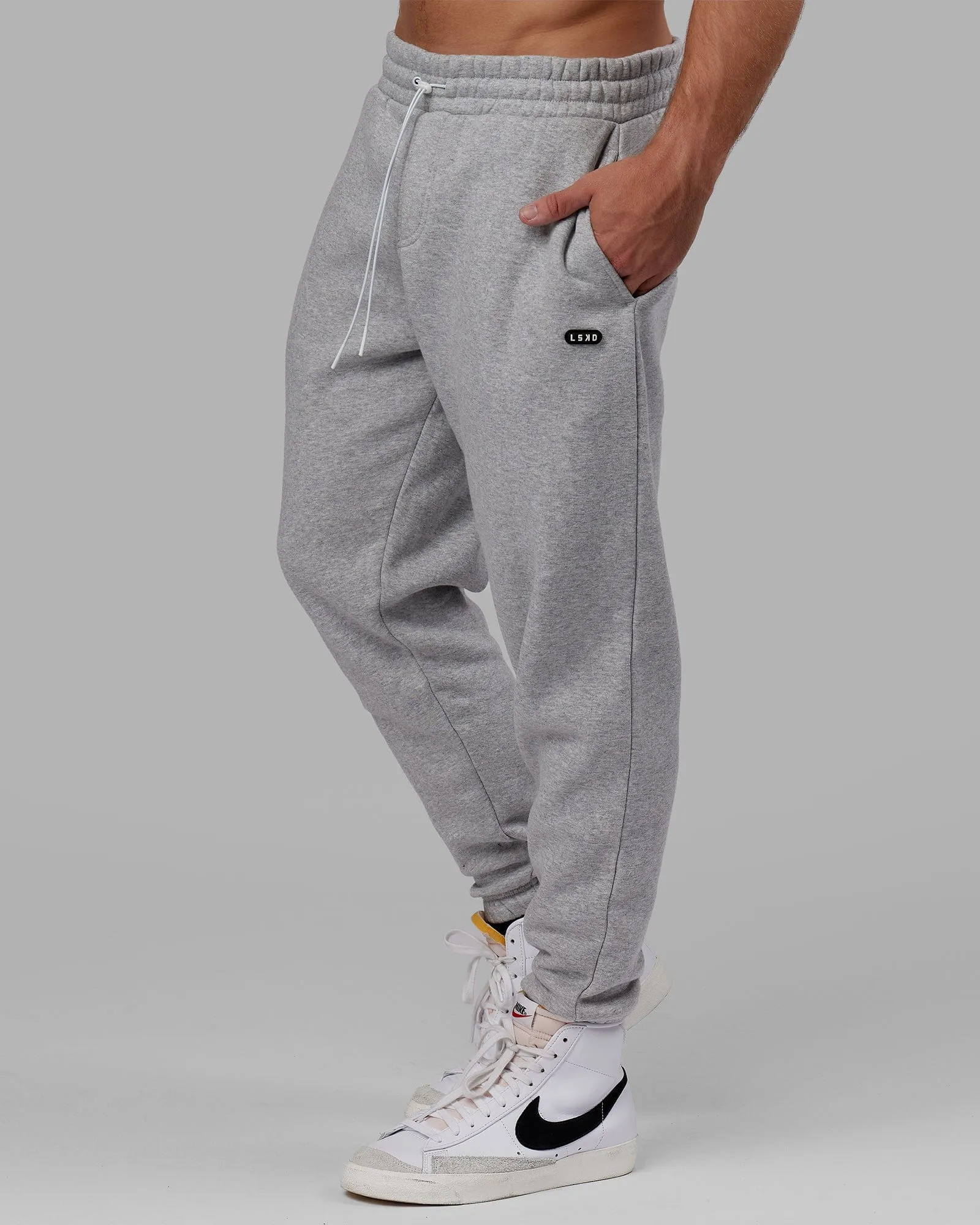 Unisex Capsule Track Pant - Lt Grey Marl sold by LSKD product image thumbnail 4