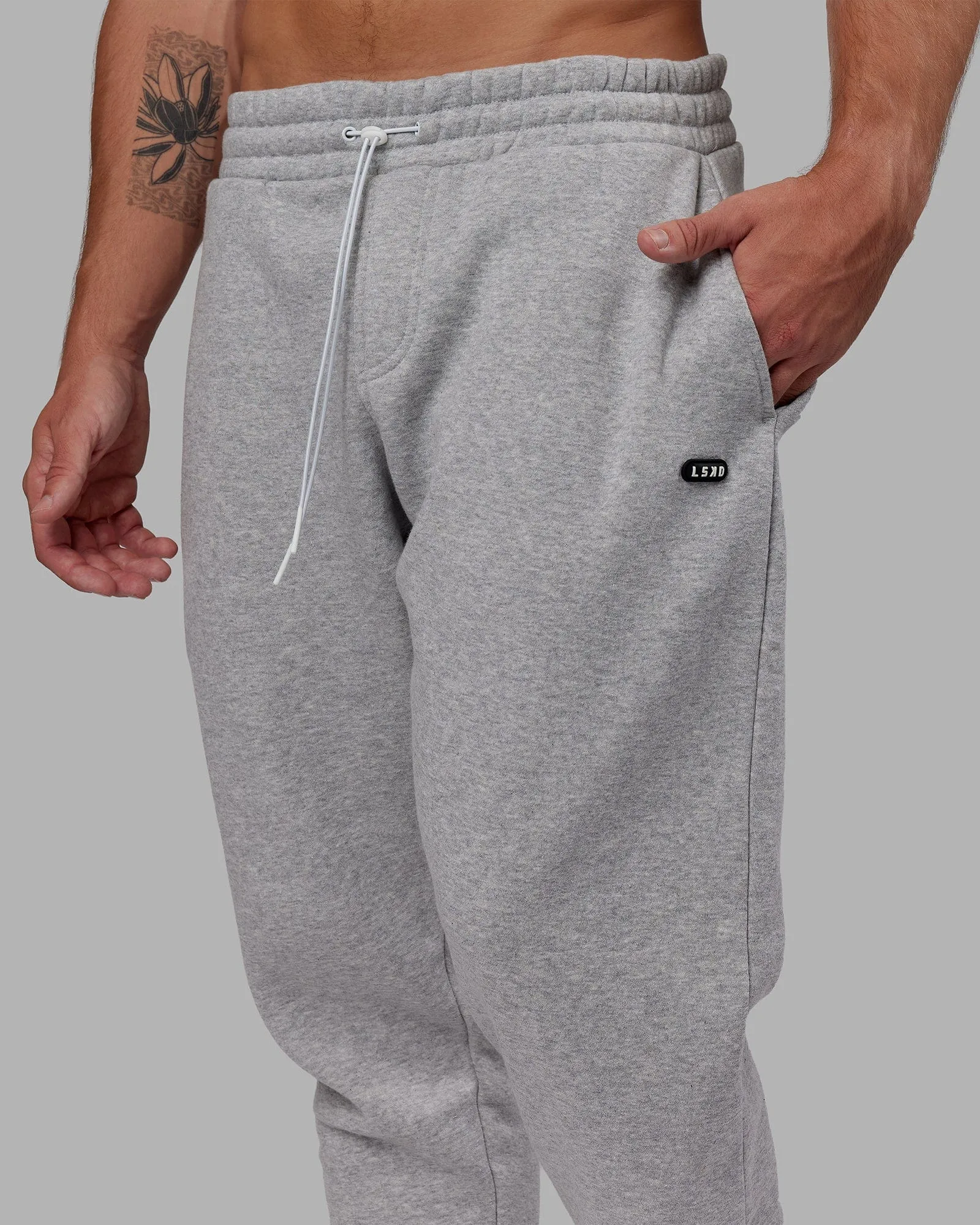 Unisex Capsule Track Pant - Lt Grey Marl sold by LSKD product image thumbnail 2