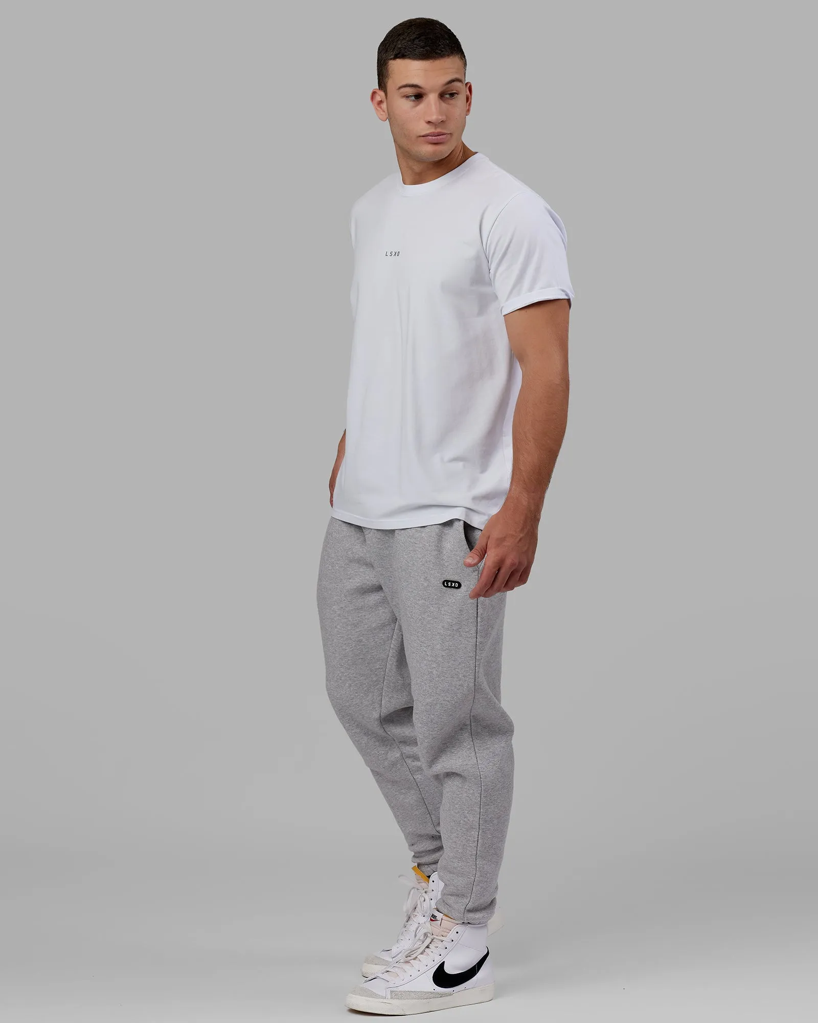 Unisex Capsule Track Pant - Lt Grey Marl sold by LSKD product image thumbnail 3