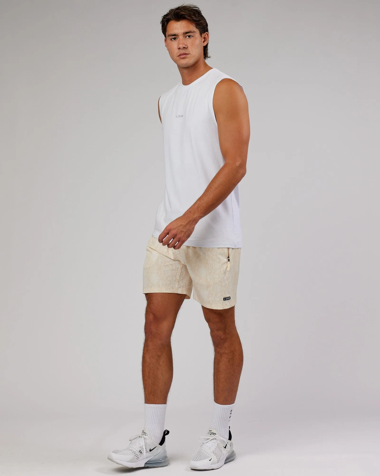 Base FLXCotton Tank - White sold by LSKD product image thumbnail 2