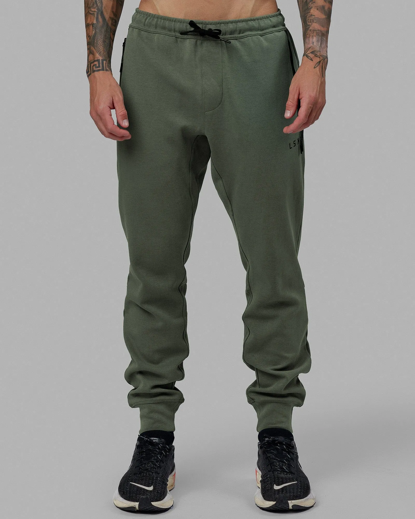 Athlete ForgedFleece Zip Track Pants - Dark Forest sold by LSKD