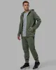 Athlete ForgedFleece Zip Track Pants - Dark Forest sold by LSKD