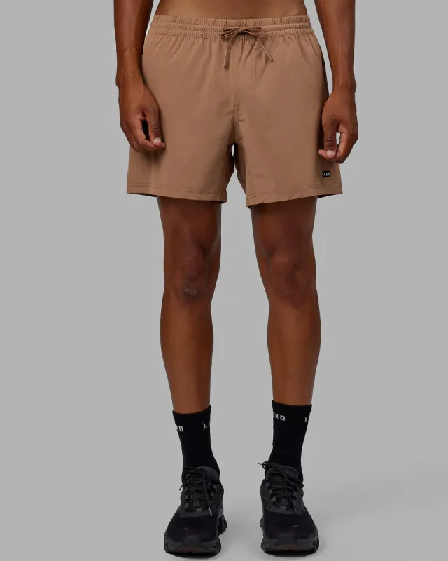 Rep 5'' Performance Shorts - Raw Umber sold by LSKD