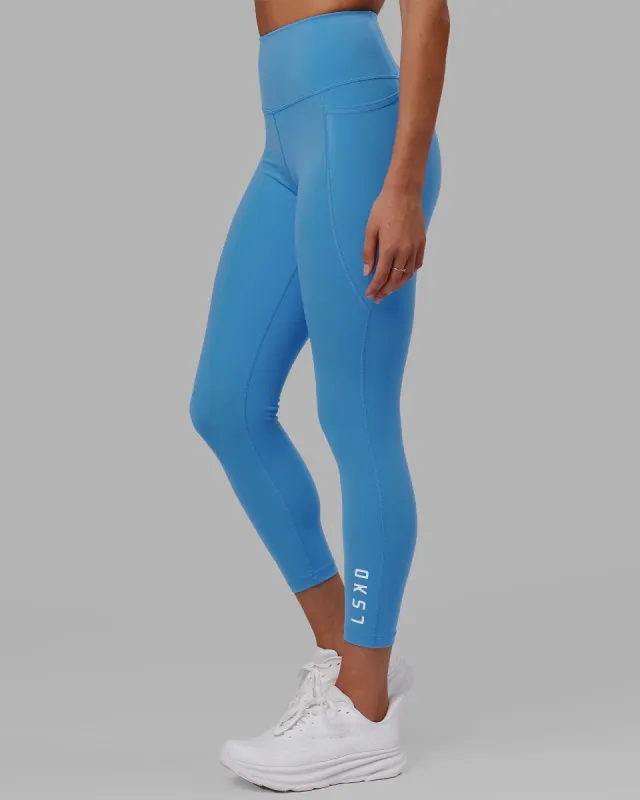 Flux 7/8 Length Tights - Azure Blue sold by LSKD