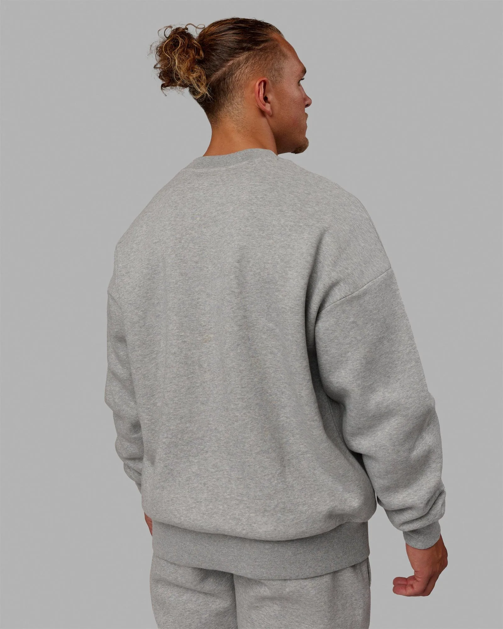 MVP Oversized Sweater - Lt Grey Marl sold by LSKD product image thumbnail 4