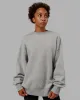 MVP Oversized Sweater - Lt Grey Marl sold by LSKD