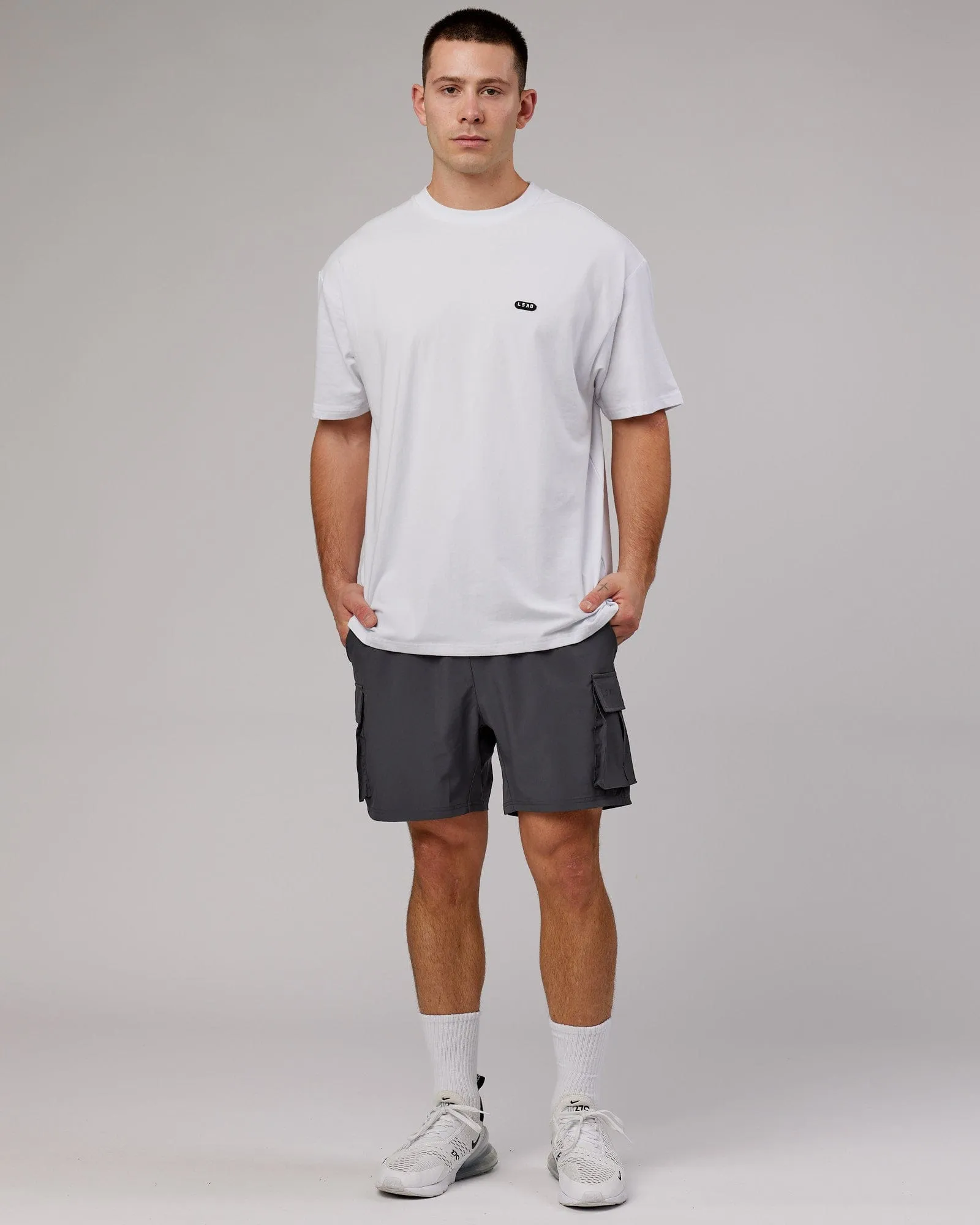 Unisex Capsule FLXCotton Tee Oversize - White sold by LSKD product image thumbnail 5