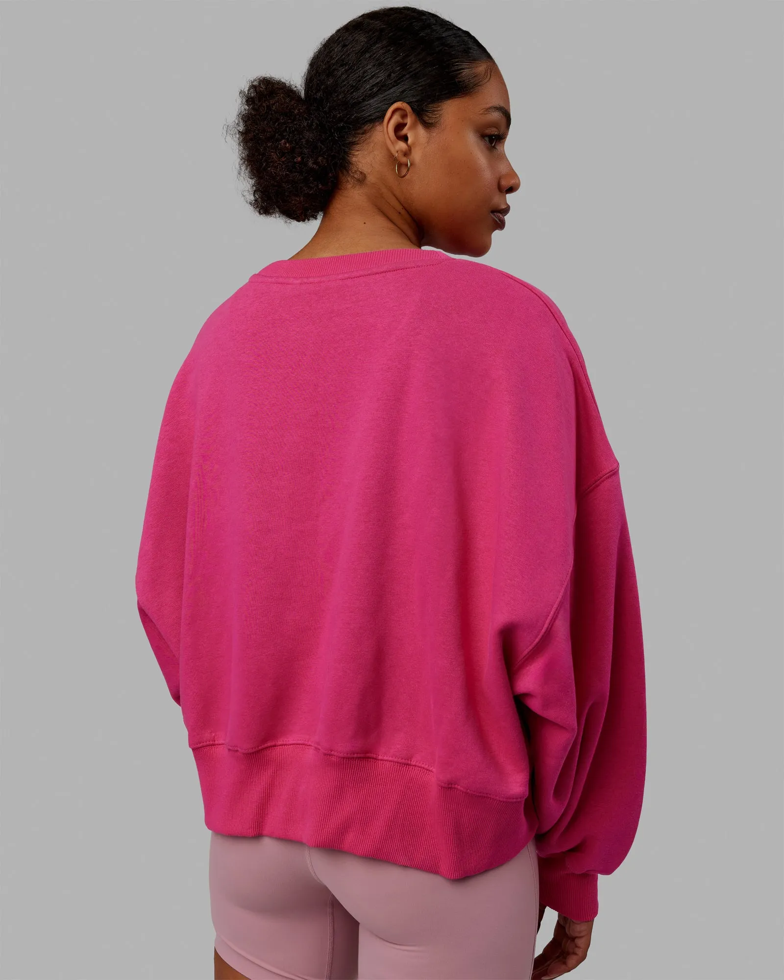 Everyday Slouch Sweater - Ultra Pink sold by LSKD product image thumbnail 4