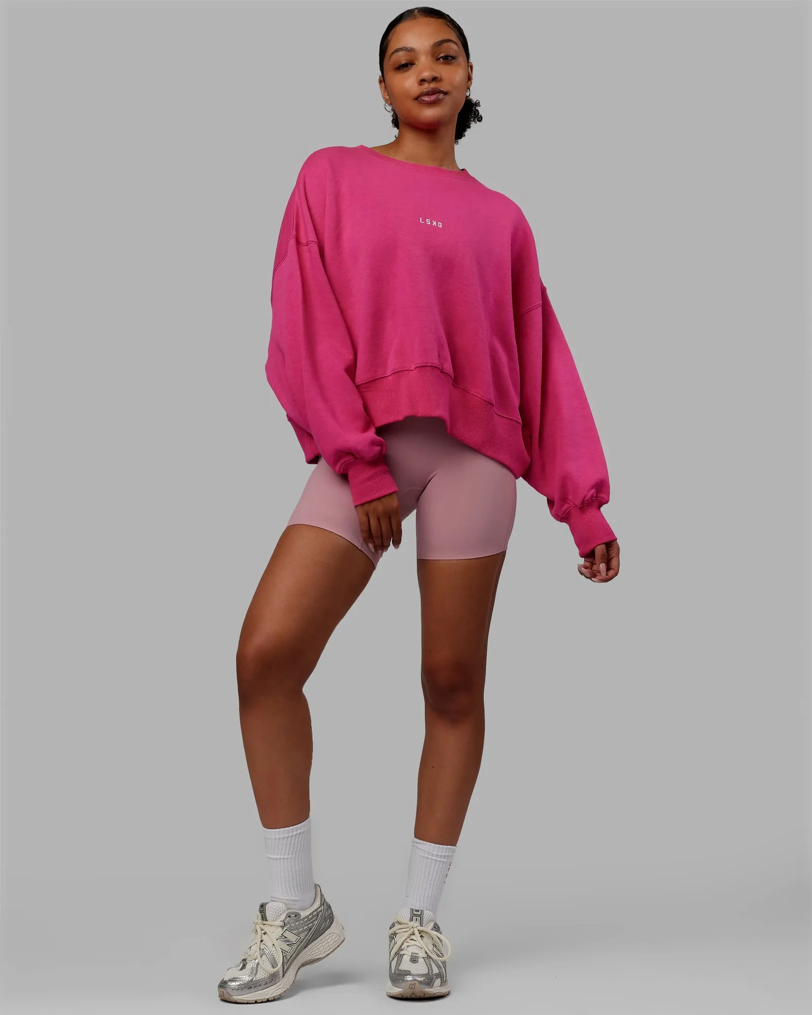 Everyday Slouch Sweater - Ultra Pink sold by LSKD