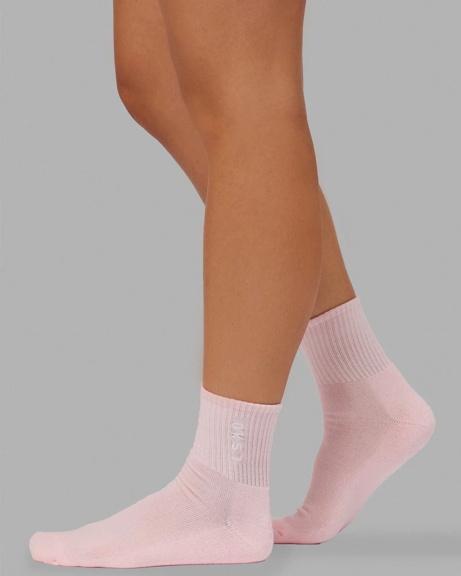 Signal Quarter Socks 3 Pack - Pastel-Blue-Pink-Orange sold by LSKD product image thumbnail 3