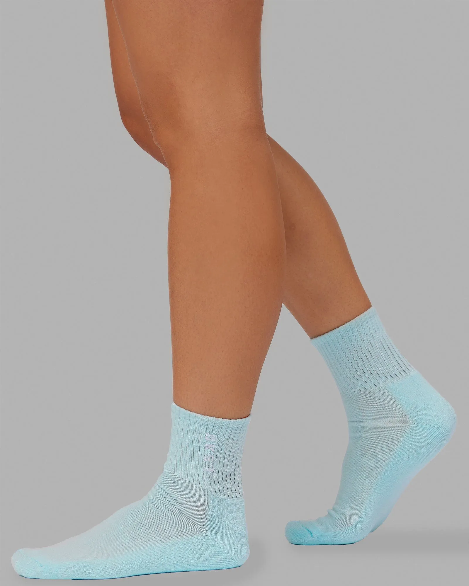 Signal Quarter Socks 3 Pack - Pastel-Blue-Pink-Orange sold by LSKD product image thumbnail 2