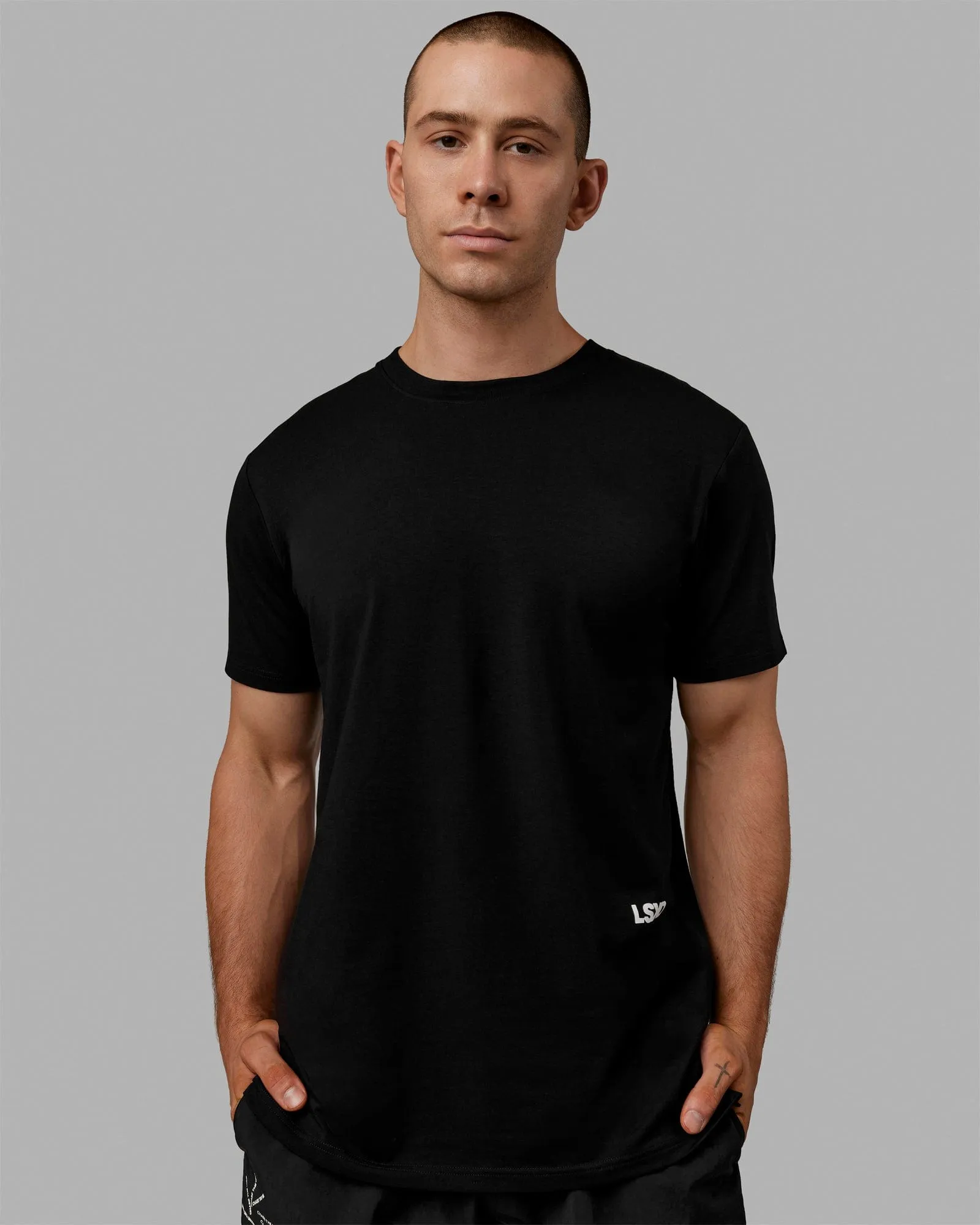 Millennium FLXCotton Tee - Black-Off White sold by LSKD product image thumbnail 3