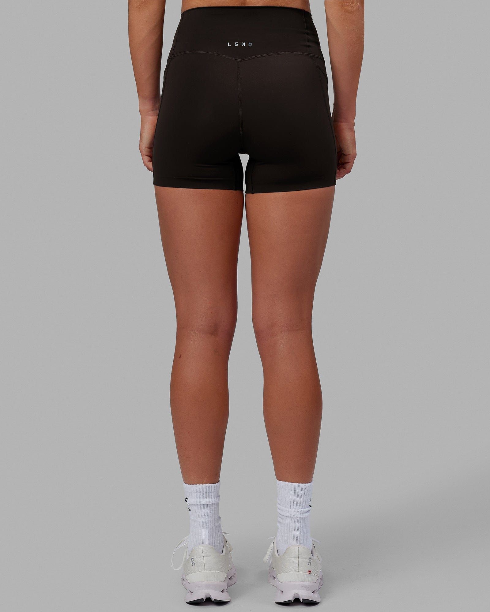 Elixir X-Short Tights With Pockets - Dark Walnut sold by LSKD product image thumbnail 4