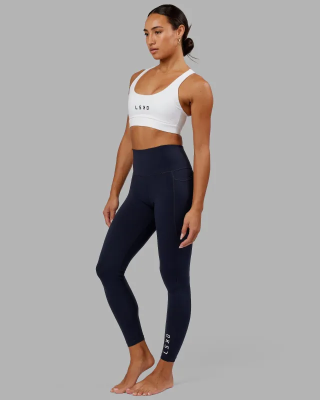 Flux Full Length Tights - Navy sold by LSKD