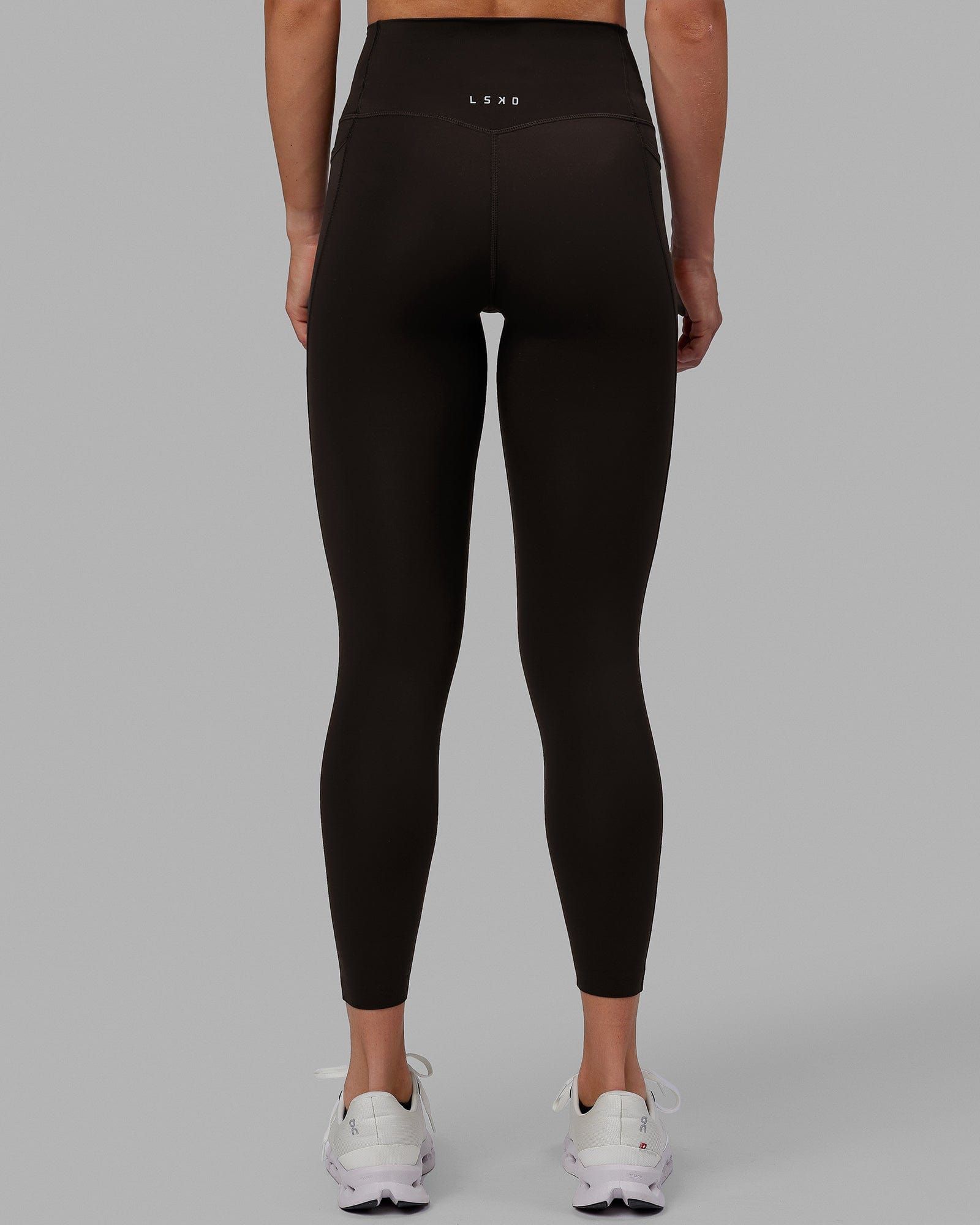 Elixir 7/8 Length Tights With Pockets - Dark Walnut sold by LSKD product image thumbnail 4