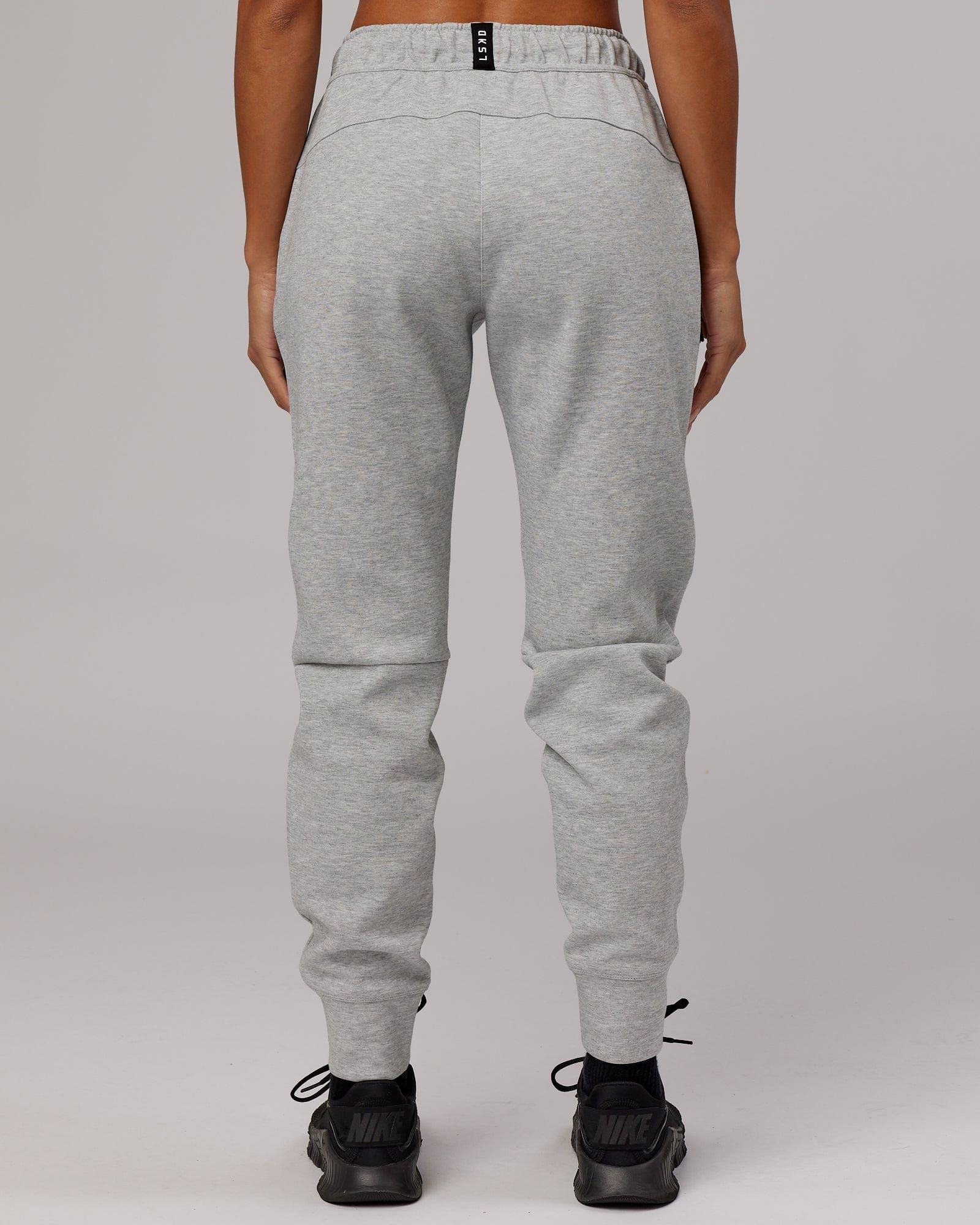 Womens Athlete ForgedFleece Track Pants - Lt Grey Marl sold by LSKD product image thumbnail 4
