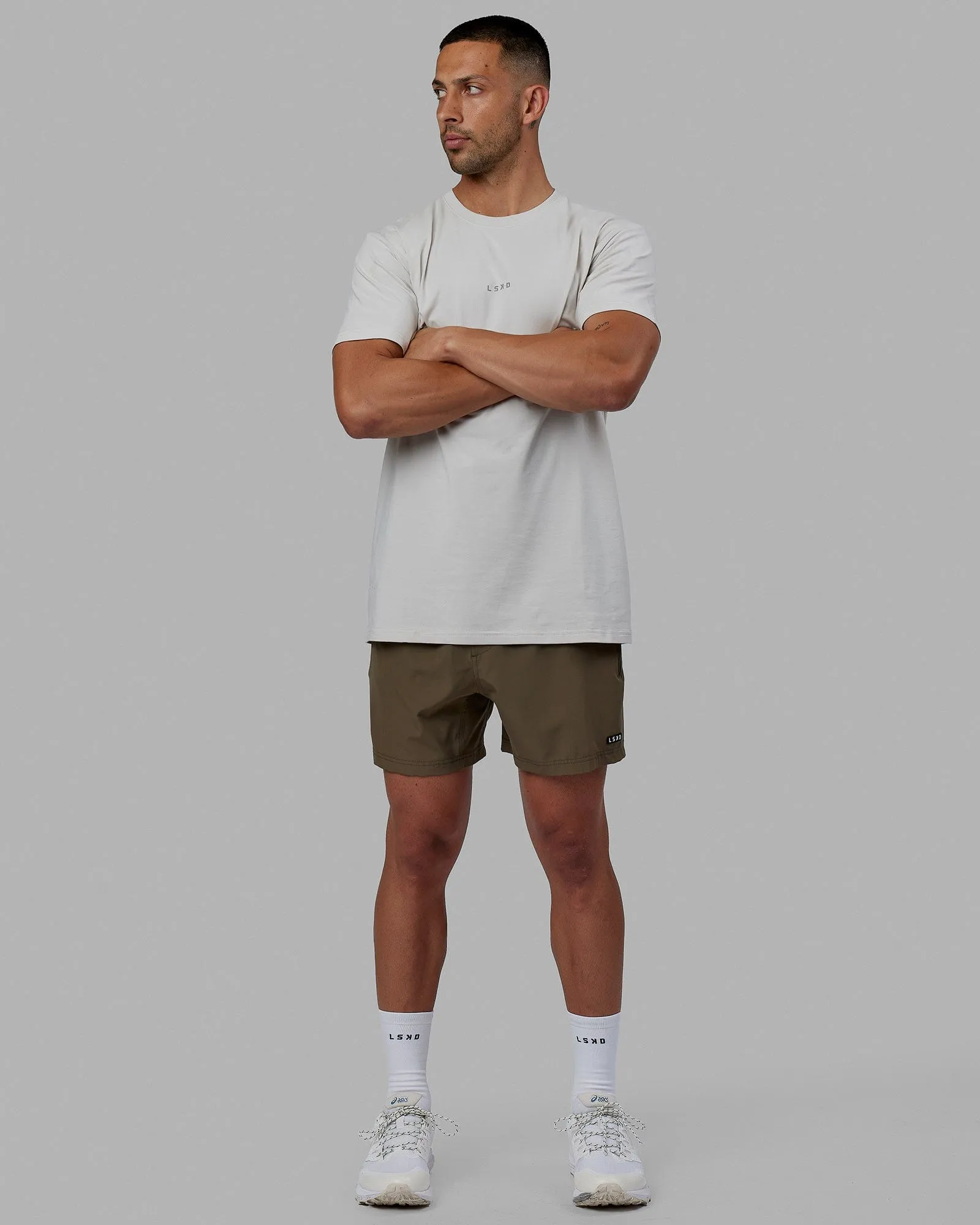 Rep 5" Performance Short - Olive Leaf sold by LSKD product image thumbnail 3