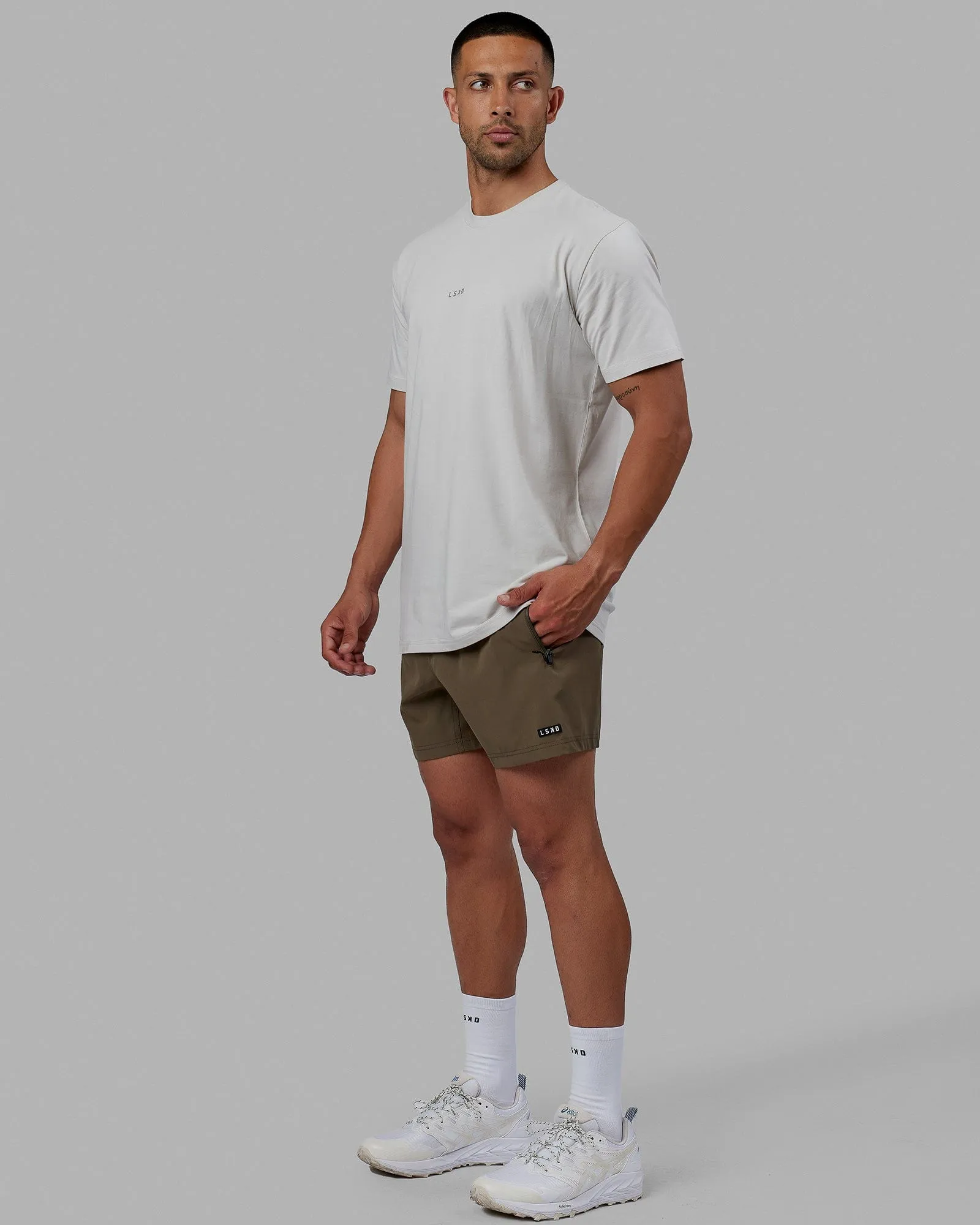 Rep 5" Performance Short - Olive Leaf sold by LSKD product image thumbnail 5