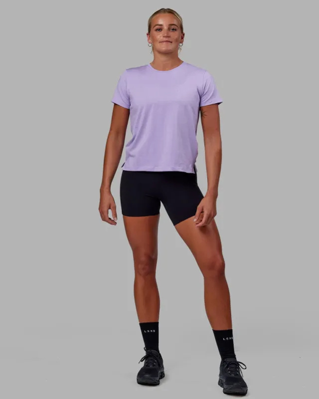 Deluxe PimaFLX Tee - Pale Lilac sold by LSKD