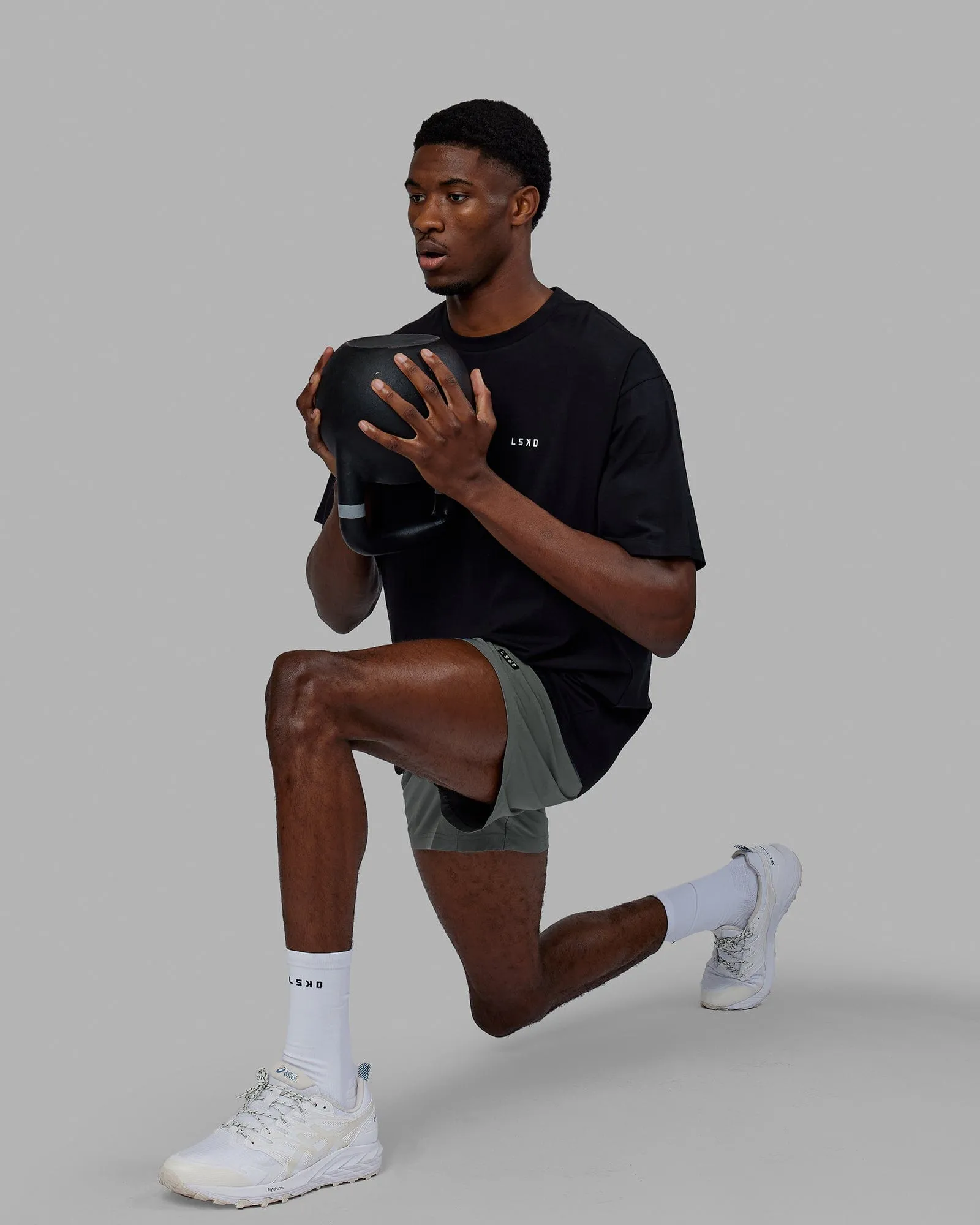 Rep 5" Performance Short - Graphite sold by LSKD product image thumbnail 3