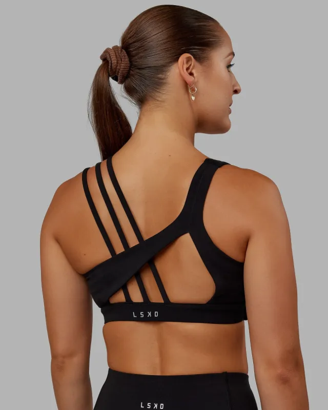 Galvanise Sports Bra - Black sold by LSKD