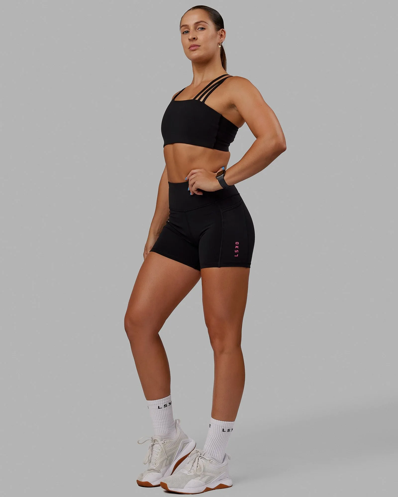 Galvanise Sports Bra - Black sold by LSKD product image thumbnail 3