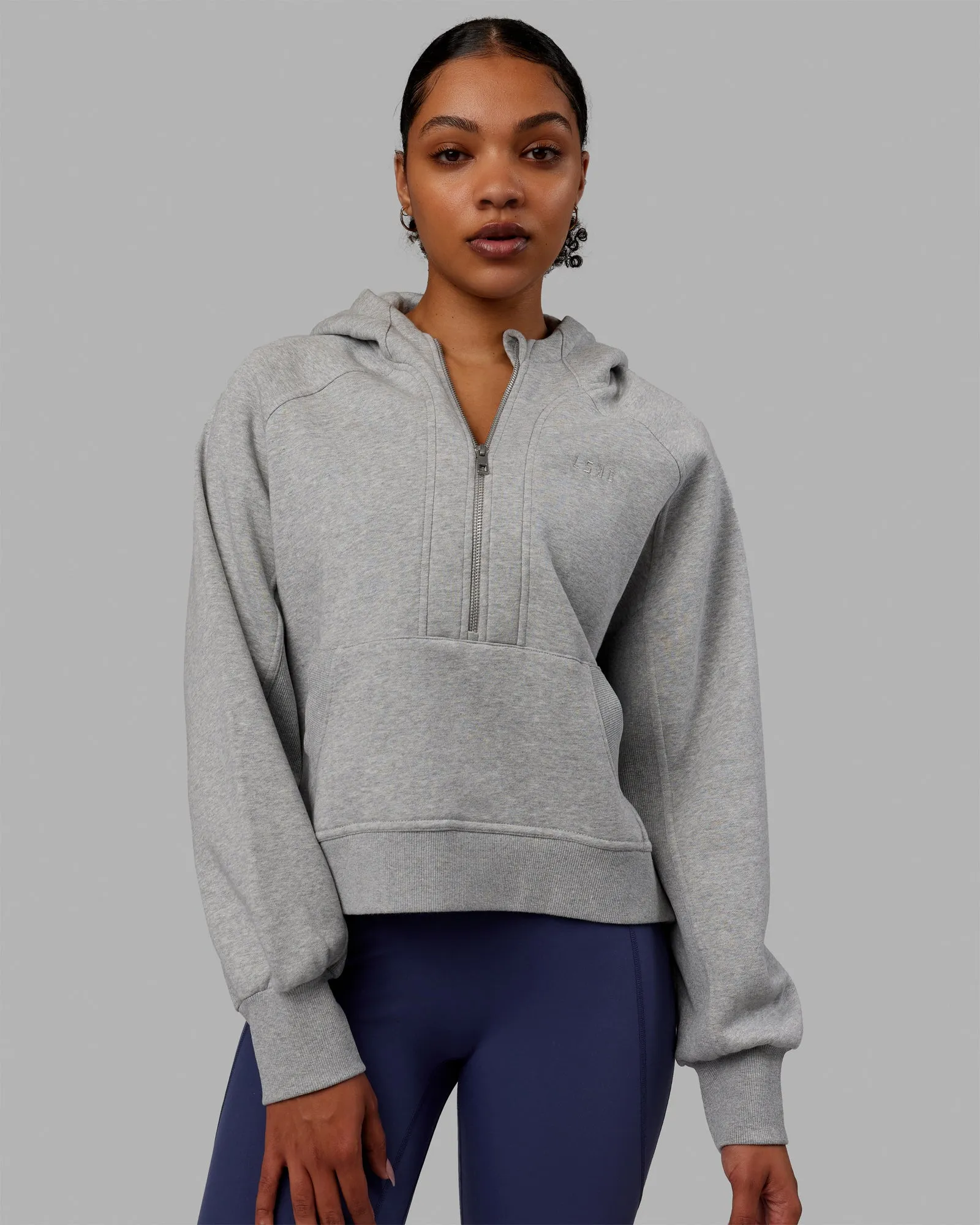 Pursue Hoodie - Light Grey Marl sold by LSKD product image thumbnail 2