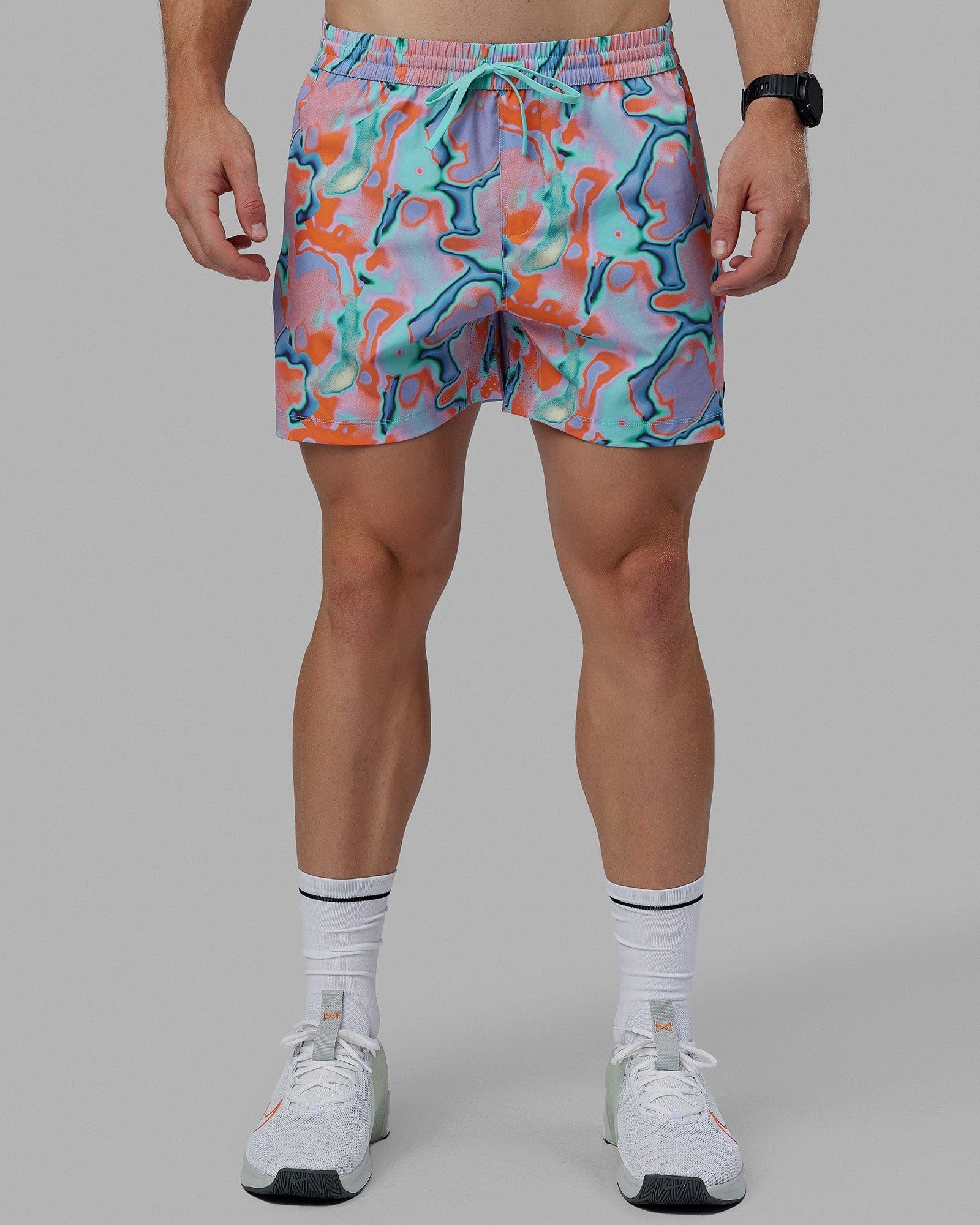 Rep 5" Performance Shorts - Plasma Red sold by LSKD