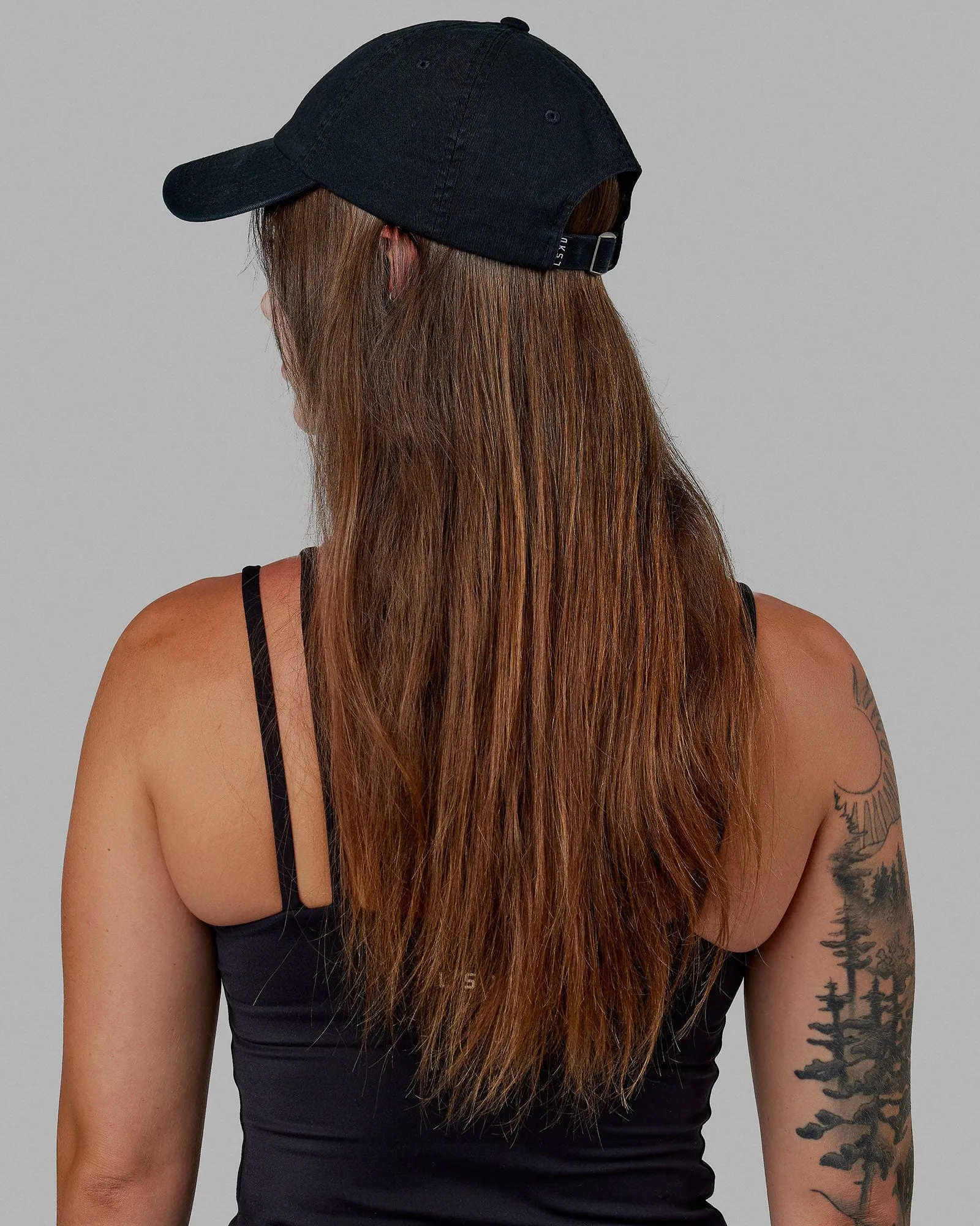 Washed Enjoy The Journey Cap - Black-White sold by LSKD product image thumbnail 3