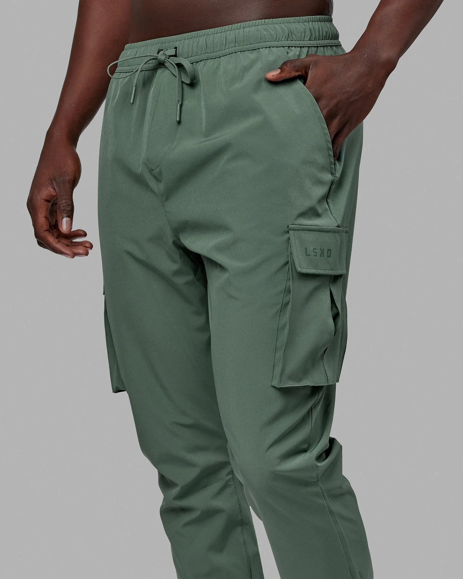 Energy Stretch Performance Cargo Joggers - Dark Forest sold by LSKD product image thumbnail 3