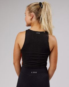 Fitstop Warm Up Tank - Black sold by LSKD