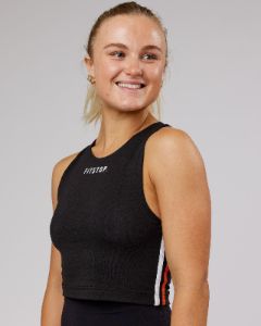 Fitstop Warm Up Tank - Black sold by LSKD