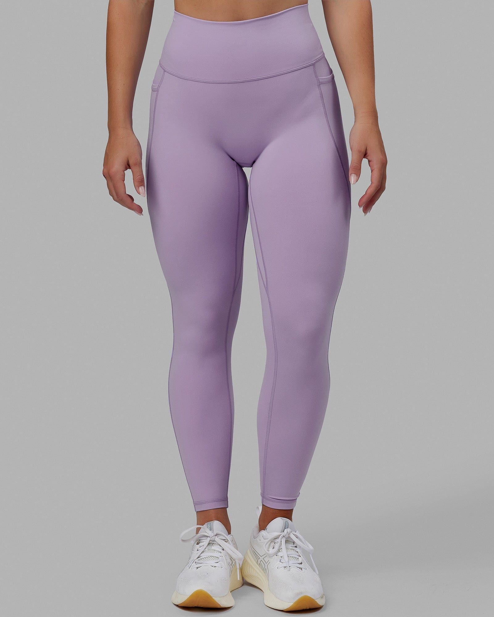 Fusion Full Length Tights - Pale Lilac sold by LSKD