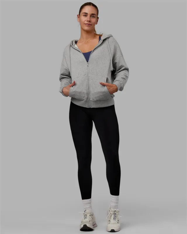 MVP Zip Through Hoodie - Light Grey Marl sold by LSKD