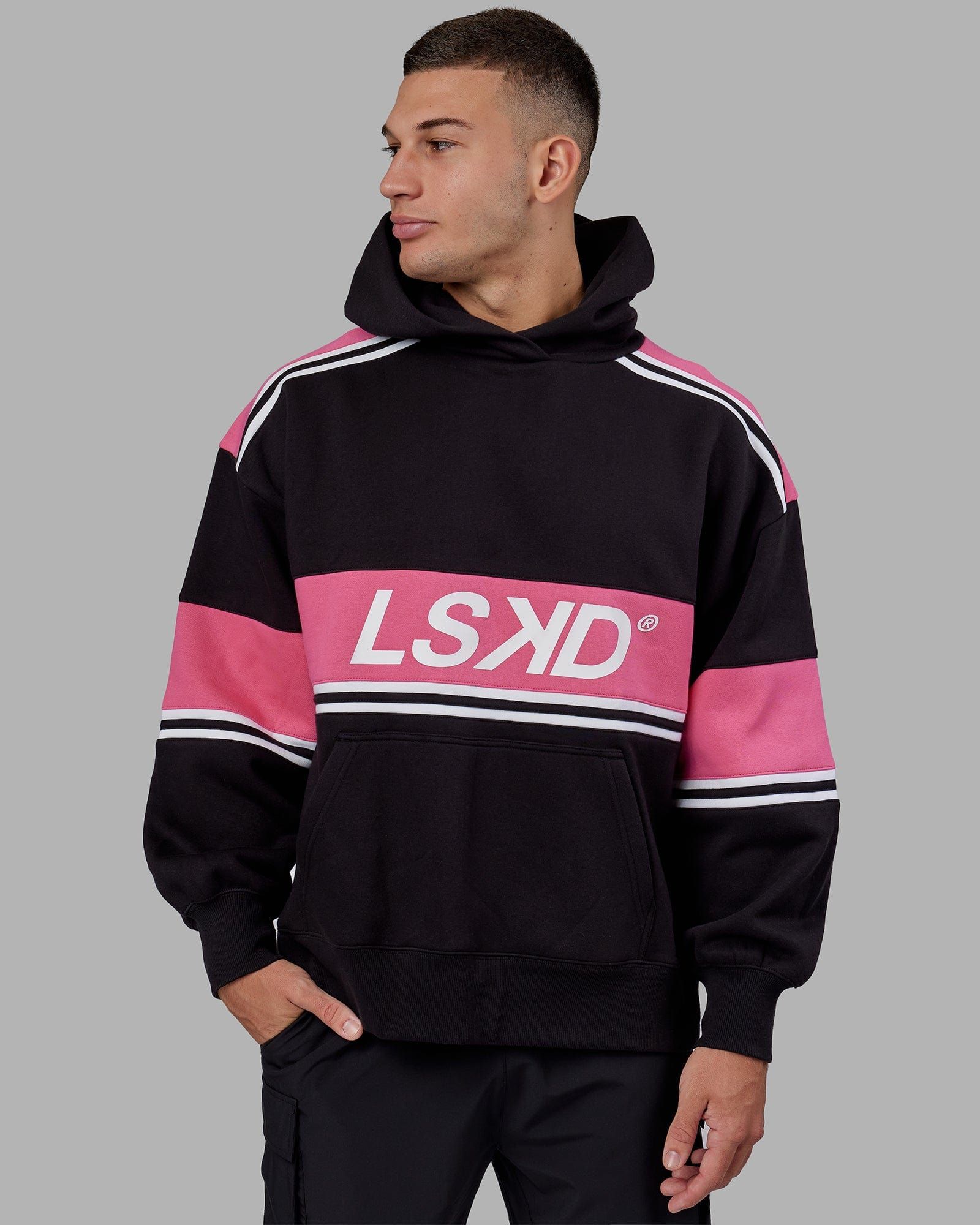 Unisex A-Team Hoodie Oversize - Black-Flamingo sold by LSKD product image thumbnail 2